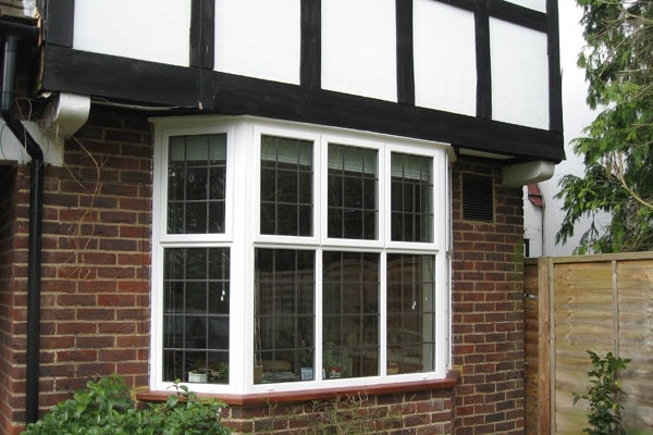 white double glazed casement window
